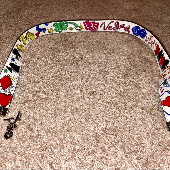 Brighton Las Vegas leather bag strap NWT - Picture 2 of 5
